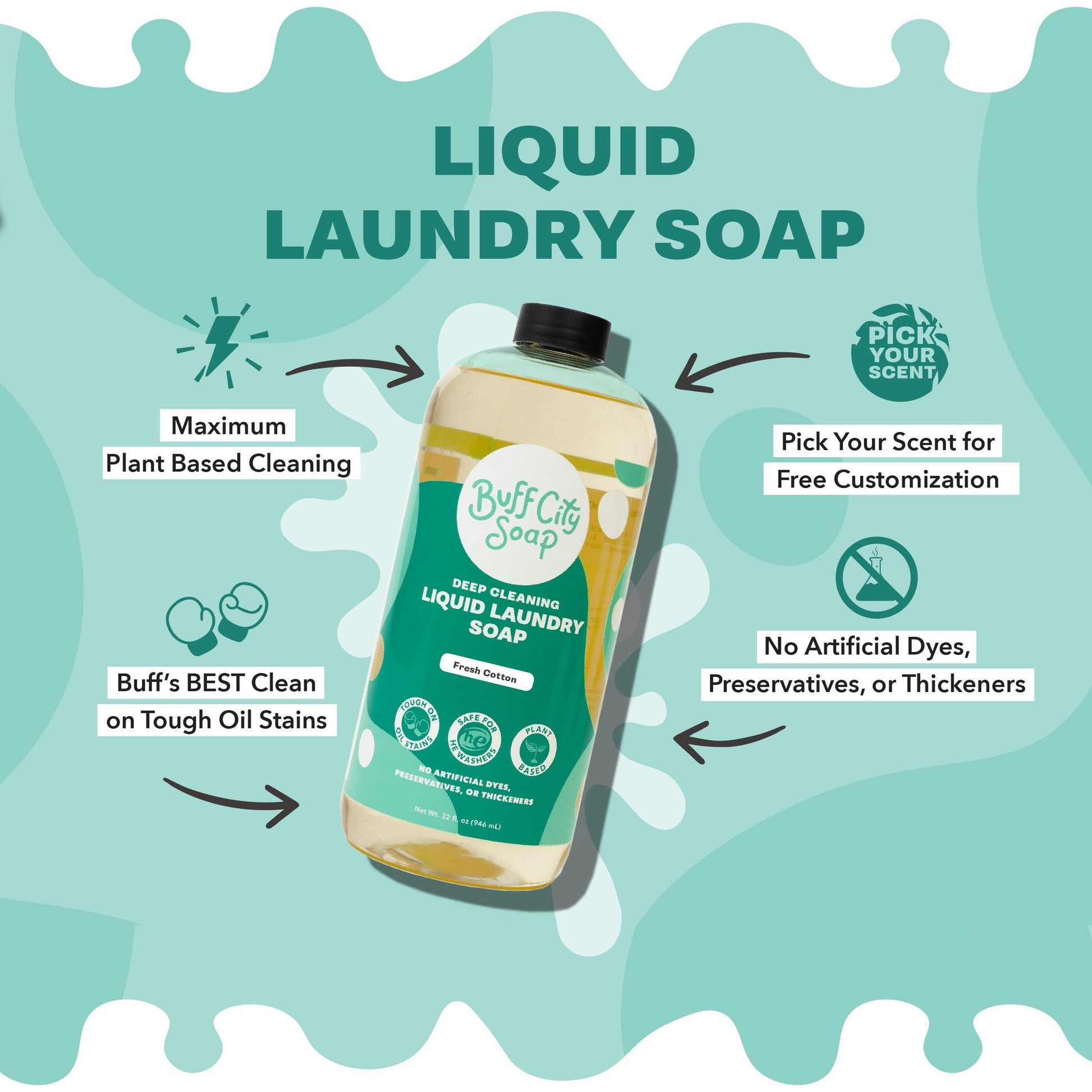 White Jasmine Liquid Laundry Soap